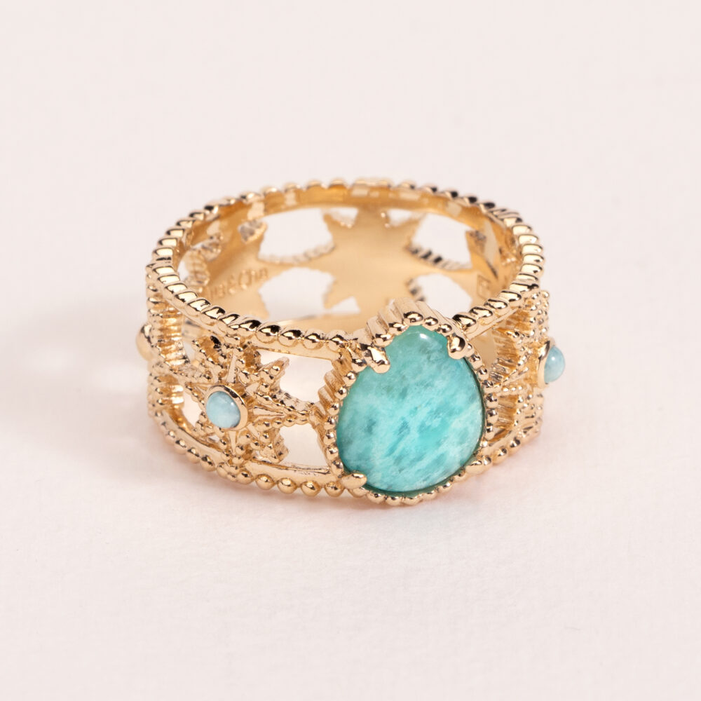 bague-stella-amazonite-en-plaque-or