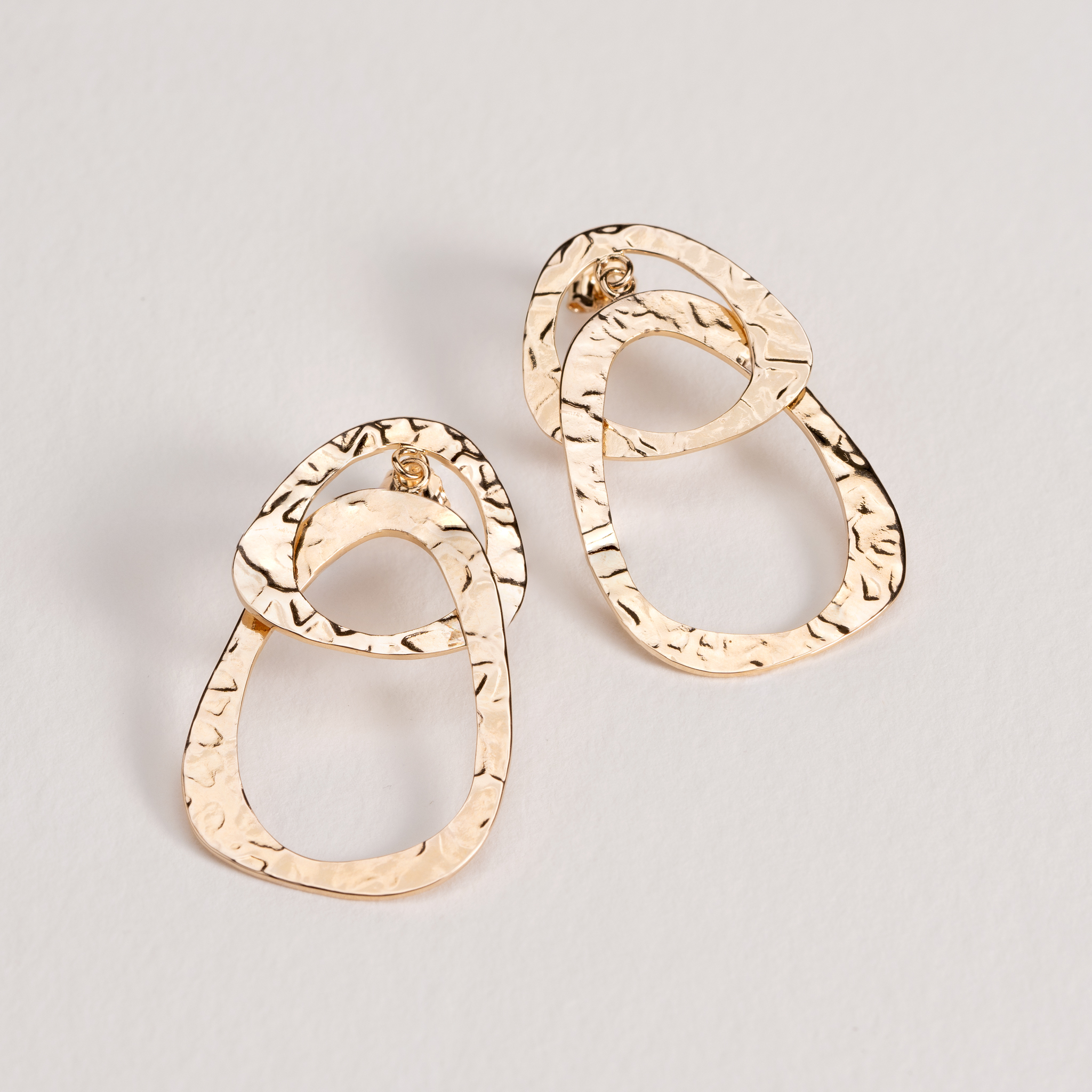 Boucles d&rsquo;oreilles Vesper en Plaqué or