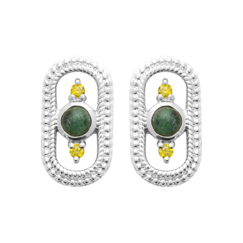 boucles-doreilles-argentees-avec-pierres-vertes-et-jaunes-elegance-ethnique