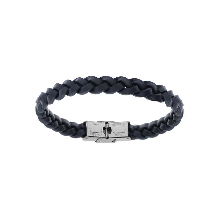 bracelet-homme-en-cuir-tresse-noir-acier-sobriete-et-modernite
