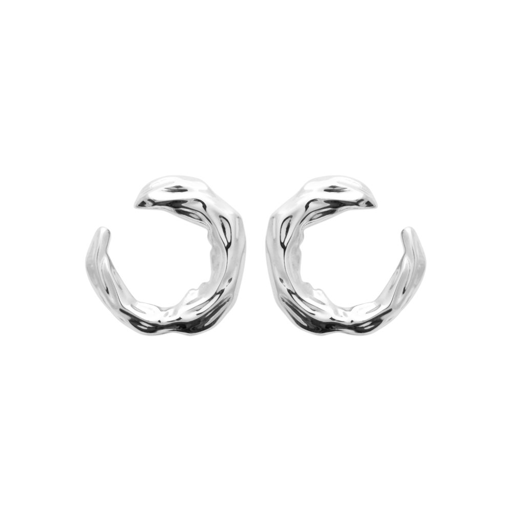boucles-doreilles-vague-brute-argent-925