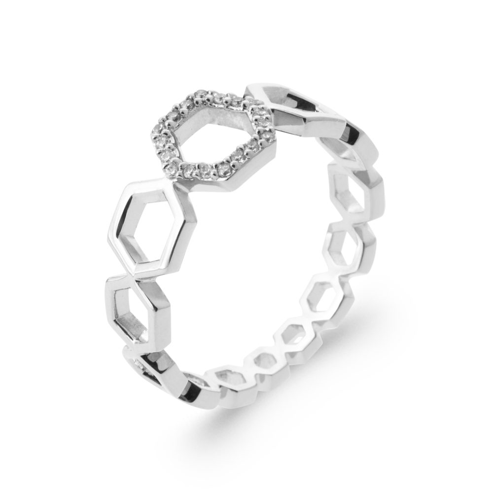 bague-alveoles-argent-zirconiums-design-geometrique-et-brillance-subtile