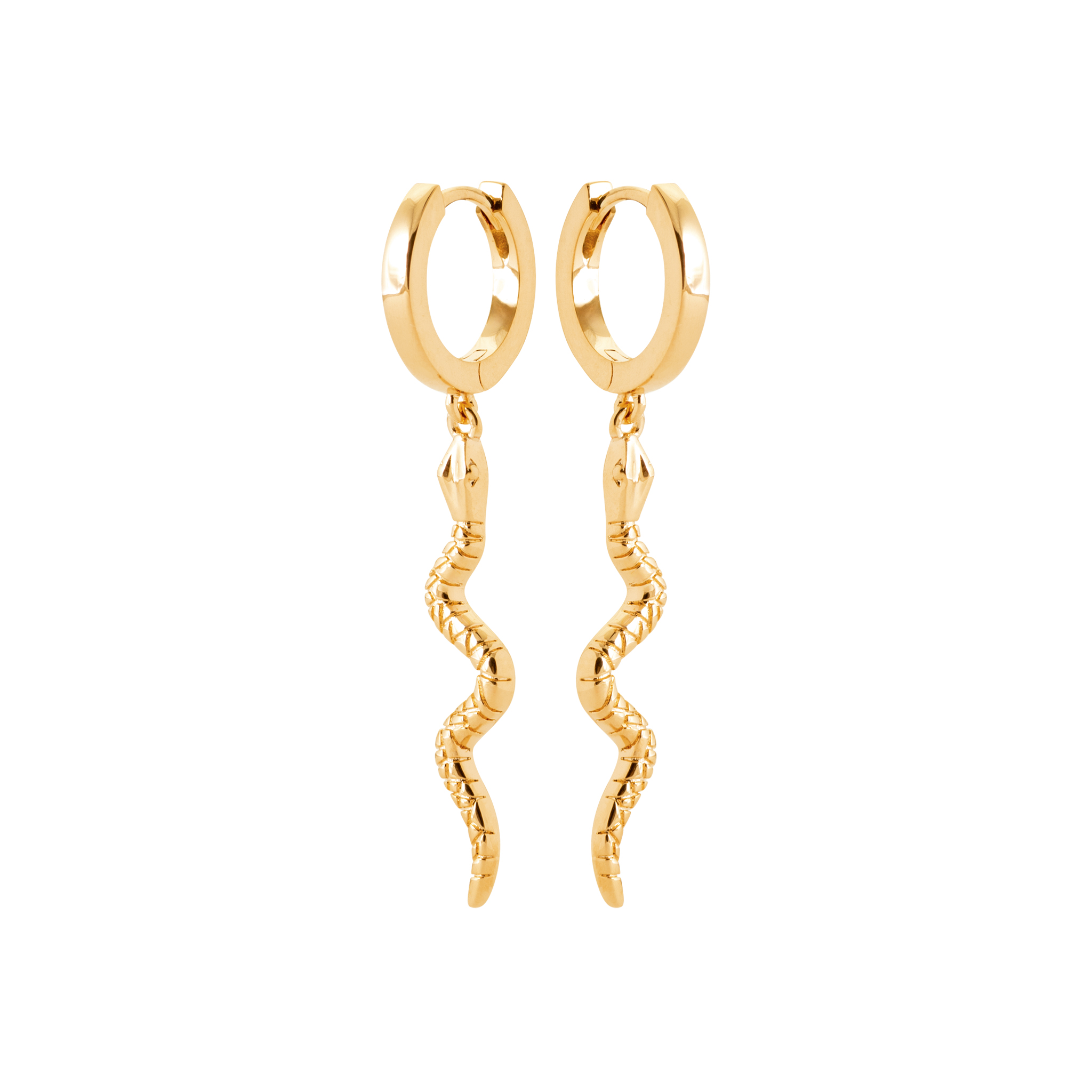 Boucles d’oreilles créoles serpent – Mystère & élégance