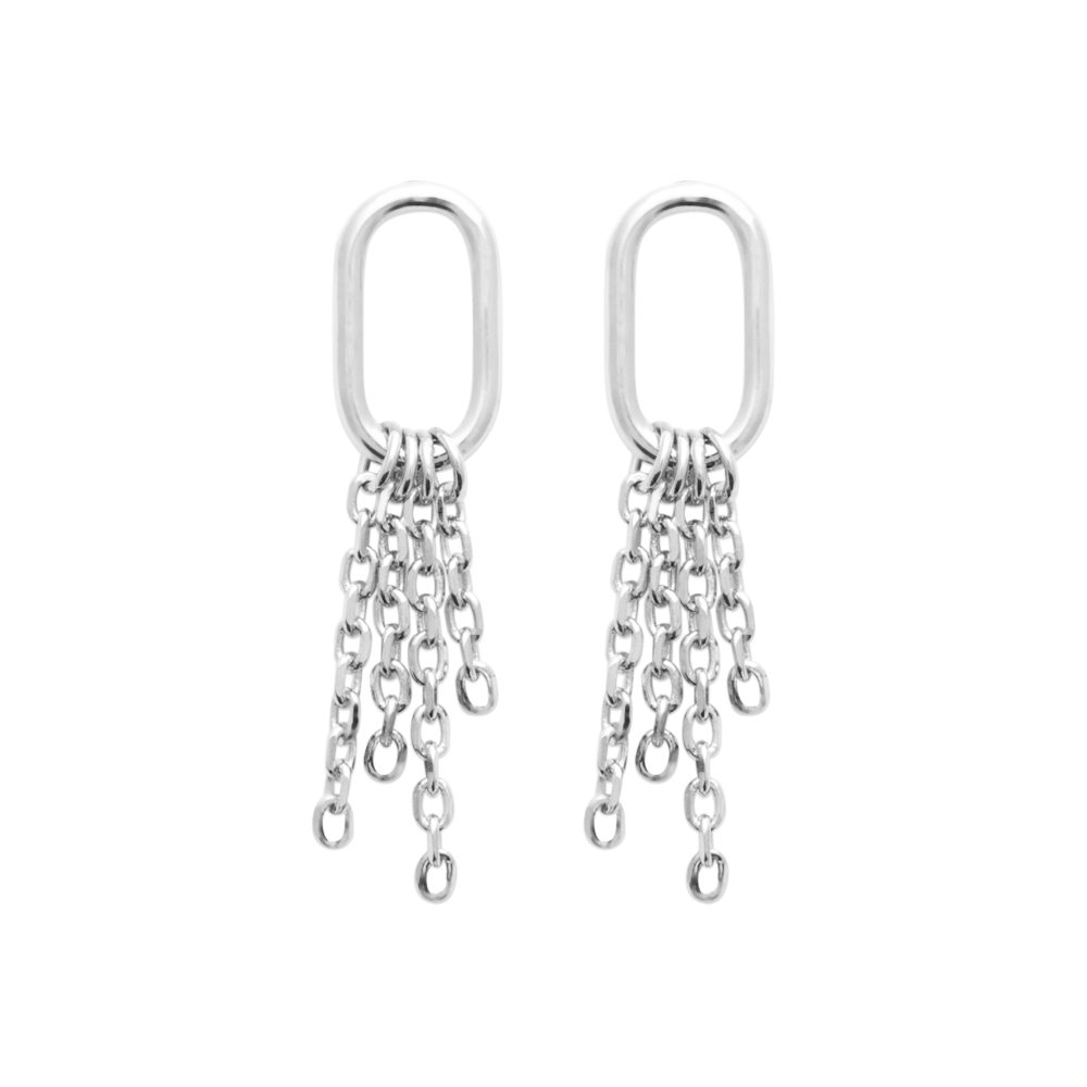 boucles-doreilles-chic-urbain-chaines-argent