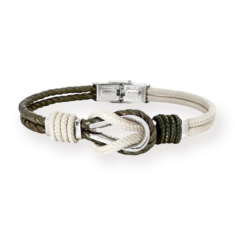 bracelet-marin-kaki-corde-acier