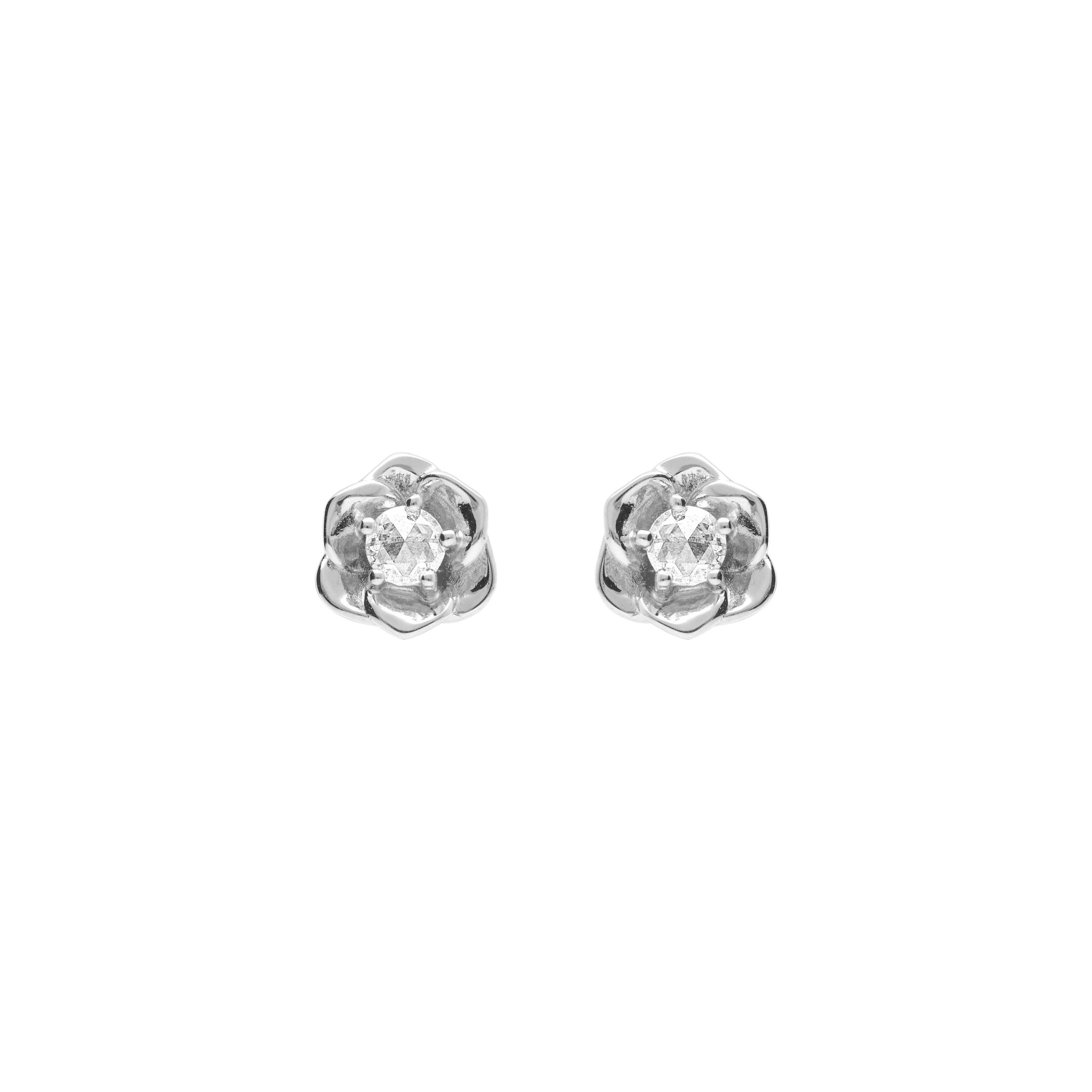 Boucles d’oreilles Élisa Argent & Zircon