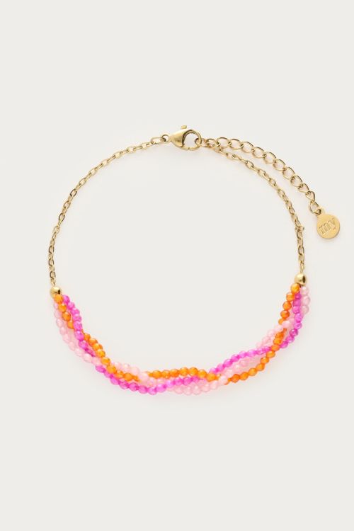 bracelet-perles-colorees-femme-acier